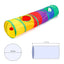 Rainbow Cat Tunnel Pet Tube Collapsible Play Toy Indoor Outdoor Kitty Puppy Toys for Puzzle Exercising Hiding Training