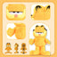 Original GARFIELD FAMILY Kawaii Soft Plush Toys Cute Cartoon Garfield Cat Odie Stuffed Animals Peluche Dolls Birthdays Gifts Kid