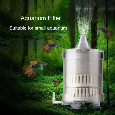 Double Aquarium Filter Fish Tank Shrimp Pond Air Pump Biochemical Sponge Filter Bio Sponge Filters Aquarium Filtration Material