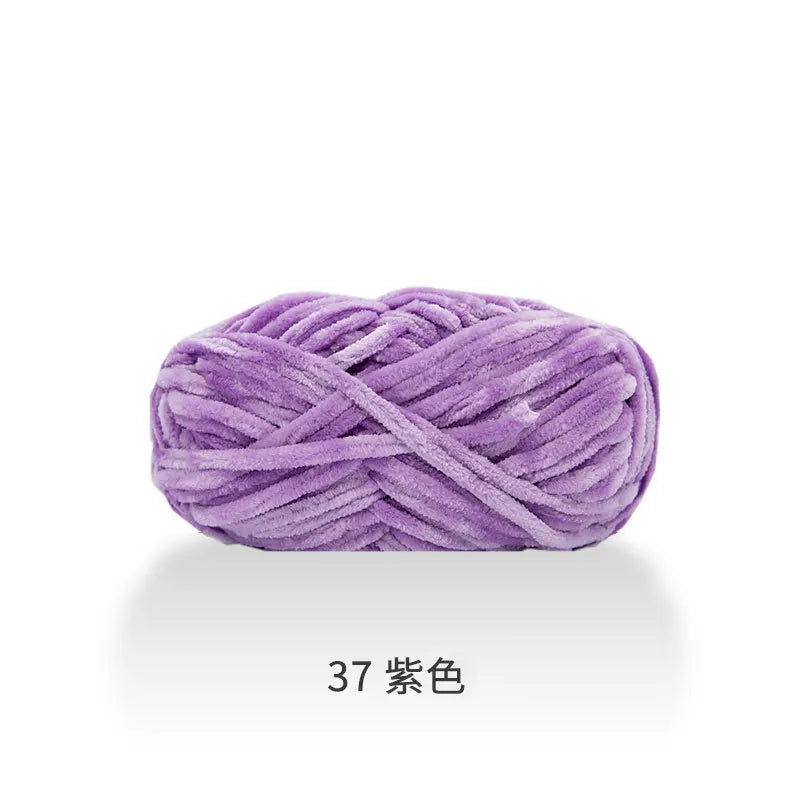 Ruyi bird warm fleece thick wool handmade DIY crochet woven golden velvet hook shoe thread wool ball