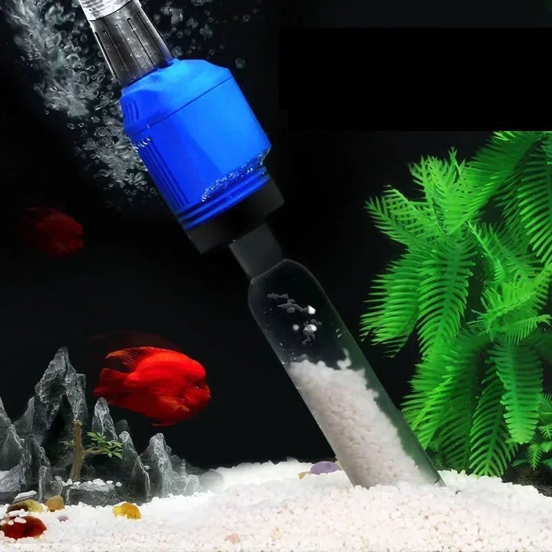 Electric Fish Tank Gravel Cleaner Automatic Aquarium Cleaner Water Change Pump Aquarium Siphon Vacuum Cleaner Water Filter Pump