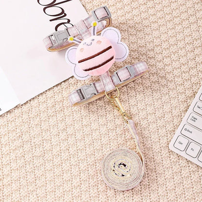 Adjustable Bunny Cat Dog Harness and Leash Set Walking Pet Harnesses for Small Animals Cats Rabbit mascotas Accessories Supplies