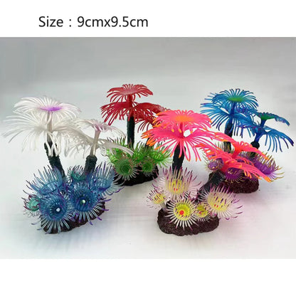 Artificial Underwater Coral  Aquarium Fish Tank Simulation Decoration Aquarium Backgrounds Plants Water Grass Accessories Home