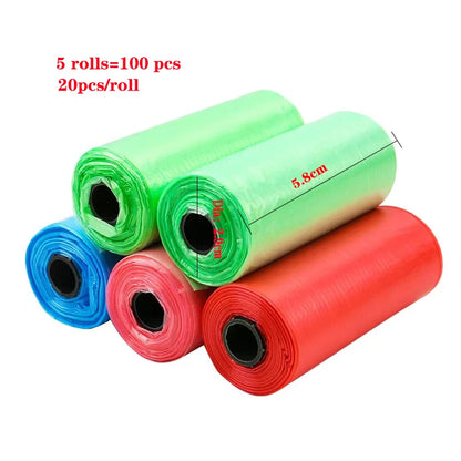 1/5 /10Rolls Pet Dog Poop Bags Degradable Waste Pick Up Clean Bag Dogs Garbage Bags Unscented Outdoor Clean Tools Pet supplies