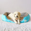 Cotton Striped Dog Cat Bed Mat - Breathable & Washable
