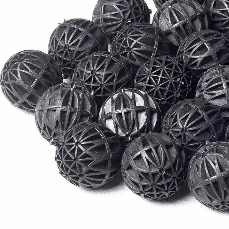 10/20/40/50/100Pcs Aquarium Filter Media Bio Balls Portable Wet Dry Cotton For Air Pump Canister Clear Water Biological Balls