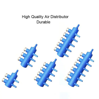 Aquarium Air Splitter Valve Fish Tank Air Pump Flow Splitter Distributor Pump Valve Tap Lever Control Switch Valves Accessories