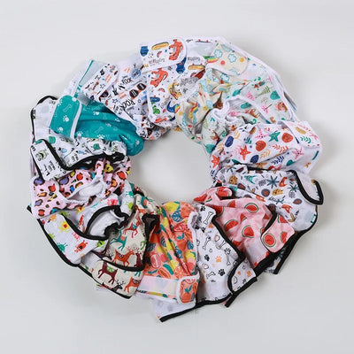 Cute Print Waterproof Physiological Pants Diapers Cotton Underwear for Small Puppy Safety Panties Breathable Girl Cat Clothes