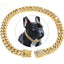 Full Diamond Gold Chain Necklace for Dog, Luxury Dog Collar, Large Gold Chain, Dog Supplies