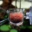 Acrylic Aquarium Feeder Hanging Fish Tank Mini Crystal Pot Polka Water Potted Planting Cylinder Cup Aquarium Decor Accessories