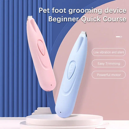 Smart LED Light Pet Electric Shaver Nail USB Charging Anti-Pinch Foot Protection Device Cat Dog Claw Trimmer Efficient
