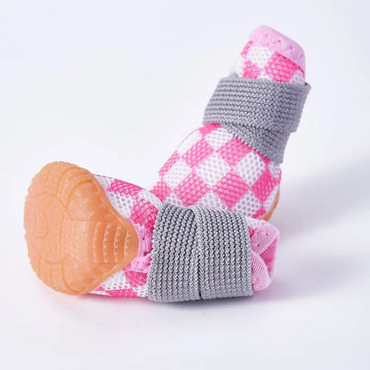 Small Dog Shoes Breathable Dog Shoes for Hot Pavement Pet Puppy Boots & Paw Protectors for Doggies for Hardwood Floors Anti Slip