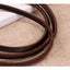 Hand-made Real Leather Pet Puppy Dog Leash for Small Dogs and Cats Lightweight Slender Genuine Leather Dog Leash Brown Red Green