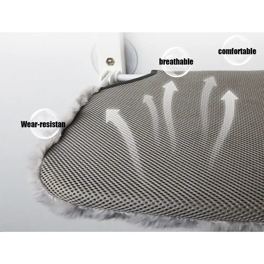 Reptile Window Perch Foldable Suction Cup Hammock Reusable Lizard Bed Breathable Chameleon Perch for Resting Sleeping Playing