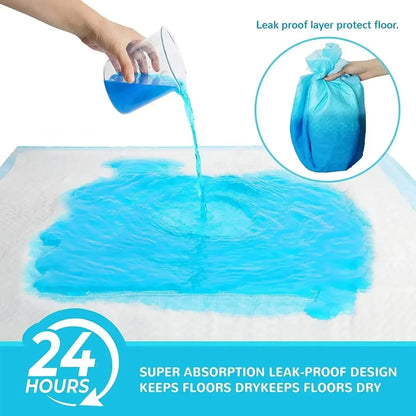 20/40/50/100pcs Dog Disposable Urine Pads, Dog Diapers High Absorbent Pet Cage Pads Puppy Potty Training Pads
