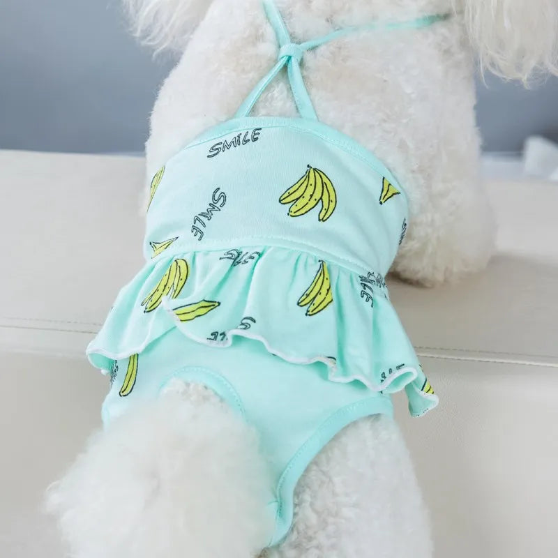 Dots Pet Dog Shorts Diaper Sanitary Physiological Pants Puppy Jumpsuit Sanitary Brief Panties Menstruation Underwear Briefs