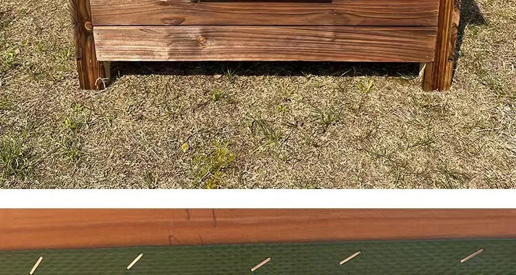 Rural Kennel Outdoor Kennel Rainproof Waterproof Rural Outdoor Kennel Courtyard Pet Small House Villa Four Seasons Pass