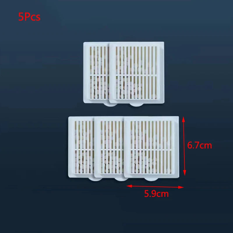 Wall Mounted Fish Tank Filter Replacement Plate Aquarium Biochemical Sponge Filter Media Ball Material Efficient  Filtration