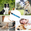 Snake Dog Toy With Squeakers Plush Puppy Toys With Squeakers At The Tail Blue Rainbow Squeaky Pet Snake Toy Long Dog Toys For