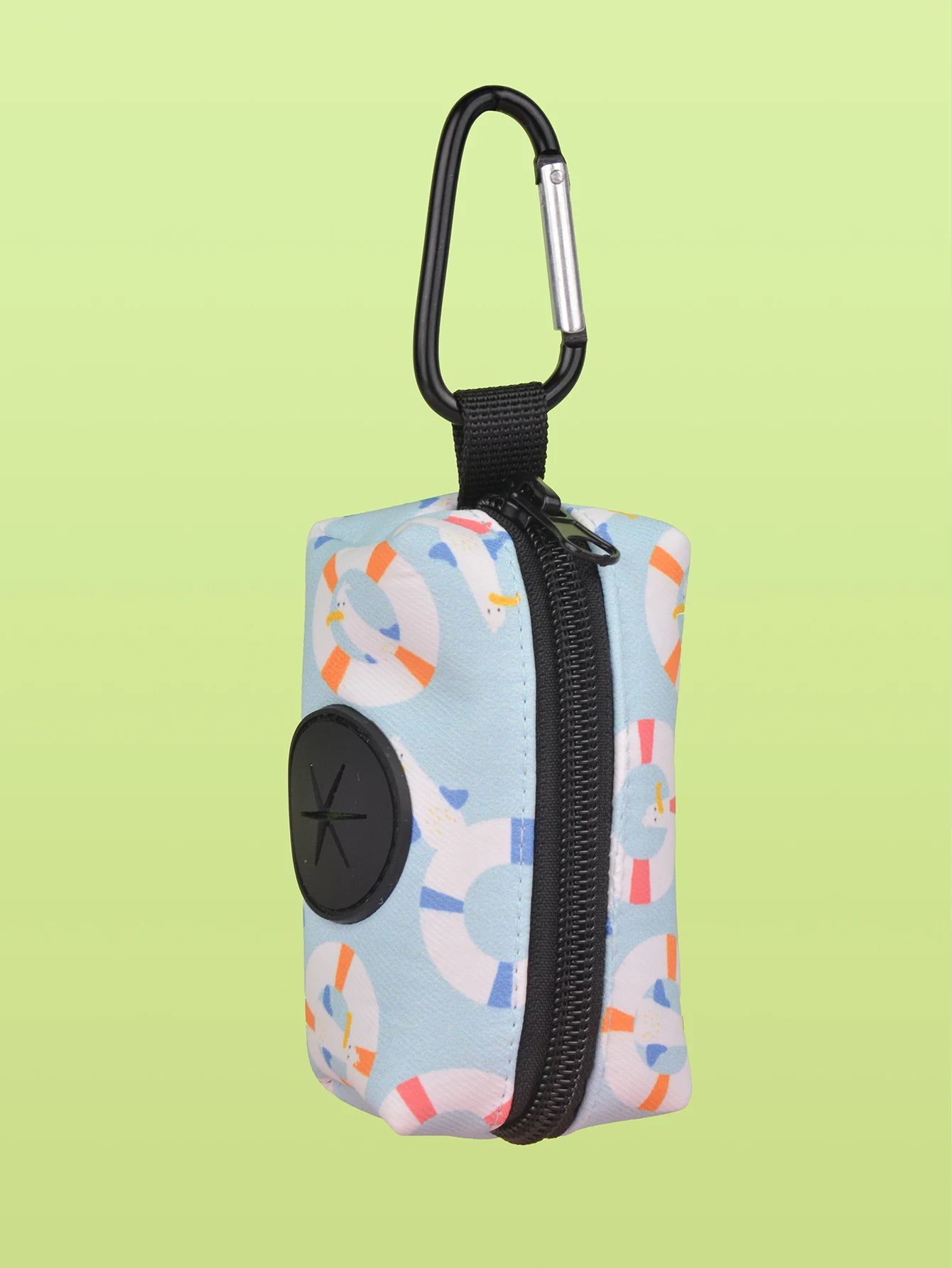 Rainbow Print Fashion Design Dog Poo Bag Holder For Dog Leash Attachment (Without Poo Bag And Leash)