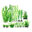 UXCELL 3/4/5/6/8/9 Pcs Artificial Aquarium Plants Grass Water Weeds Ornament Fish Tank Plant Flower Grass Decor Accessories