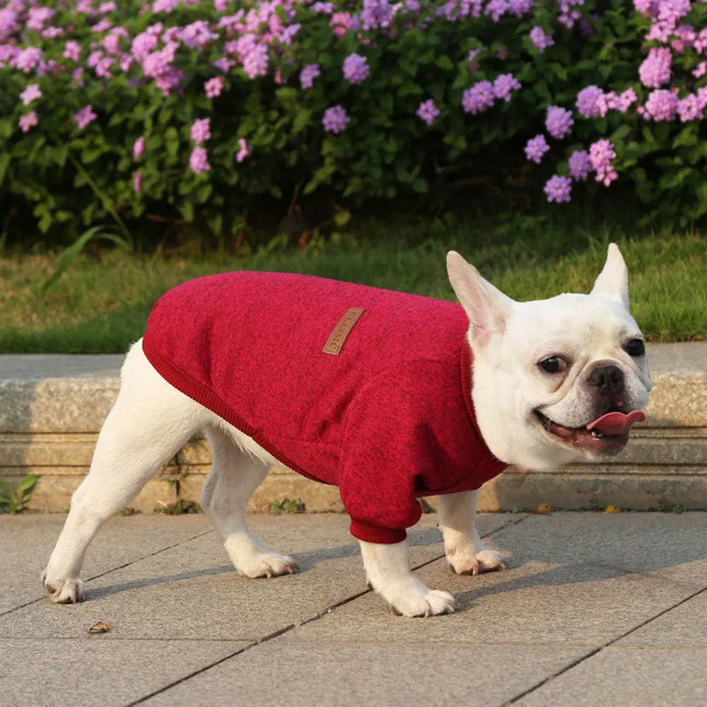 Pet Dog Clothes Knitwear Dog Sweater Soft Thickening Warm Pup Dogs Shirt Winter Puppy Sweater for Dogs Casual Pet Cat Clothing