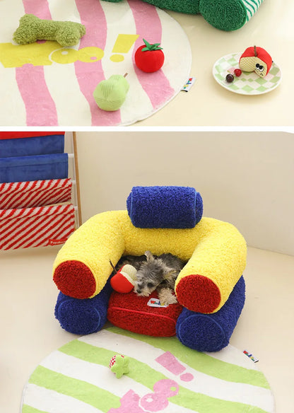 Wooligan water pipe pet sofa deodorizing open sleeping mat dog cushion removable cat kennel kennel