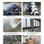 High pressure household garden car wash water gun hose telescopic watering pet cleaning shower nozzle divine tool set