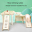 Hamster Ladder Natural Wooden Hamster Climbing Toy Small Pet Toys for Hamster Squirrel Guinea Pig Rat Small Animals Accessories