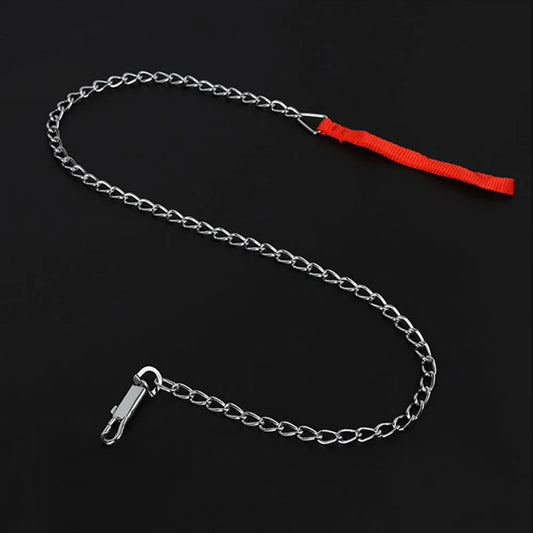 Heavy Duty Metal Chain Dog Leash Strong Control Chrome Plating Chain Outdoor Pet Puppy Traction Rope Anti Bite Iron Doggy Leash
