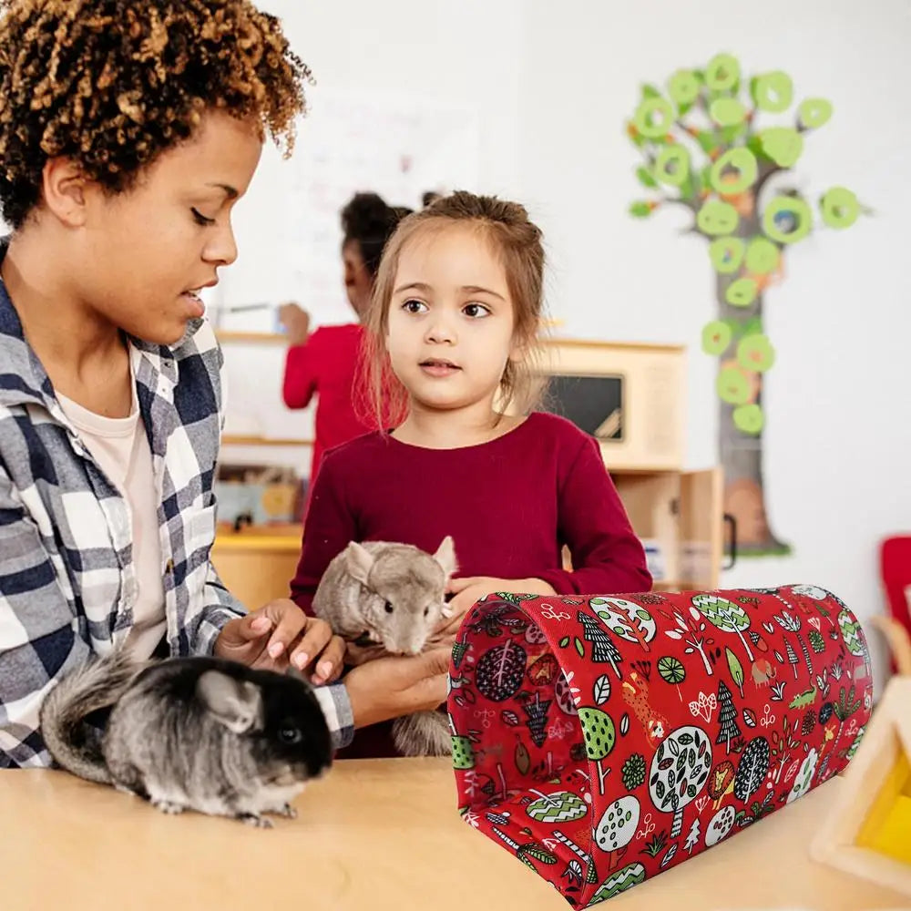 Hamster Nest Pet Supplies Foldable Small Animals Tube Tunnel Tunnel For Animals Hedgehog Hiding And Resting For Ferret Hamster