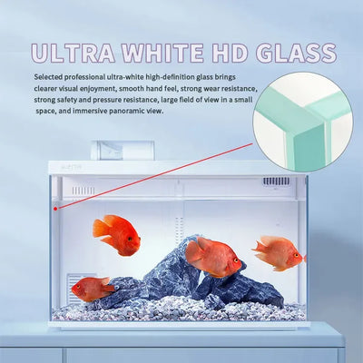 Fish Tank Smart Desktop Fish Tank Aquarium Glass Fish Tank