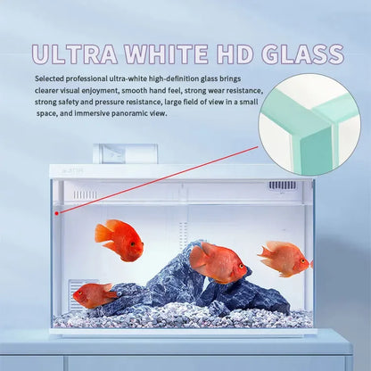 Fish Tank Smart Desktop Fish Tank Aquarium Glass Fish Tank