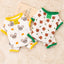 Thin Dog Clothes for Small Dogs Cute Bear Striped Dog Jumpsuit Pet Dog Coat Four Legs Dog Pajamas Kitten Puppy Sweatshirt Autumn