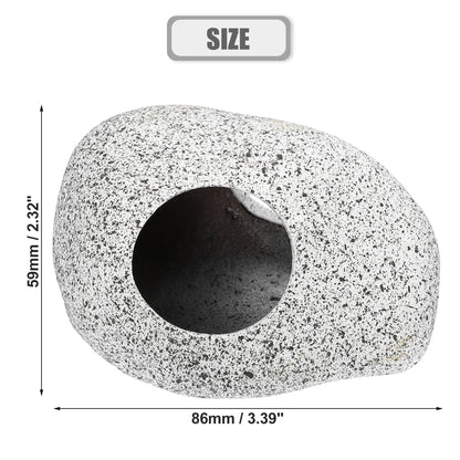 UXCELL Fish Tank Hideaway Rock Cave Ceramic Aquarium Decoration Fish Shrimps Shelter Pet Pottery House Canister Accessories