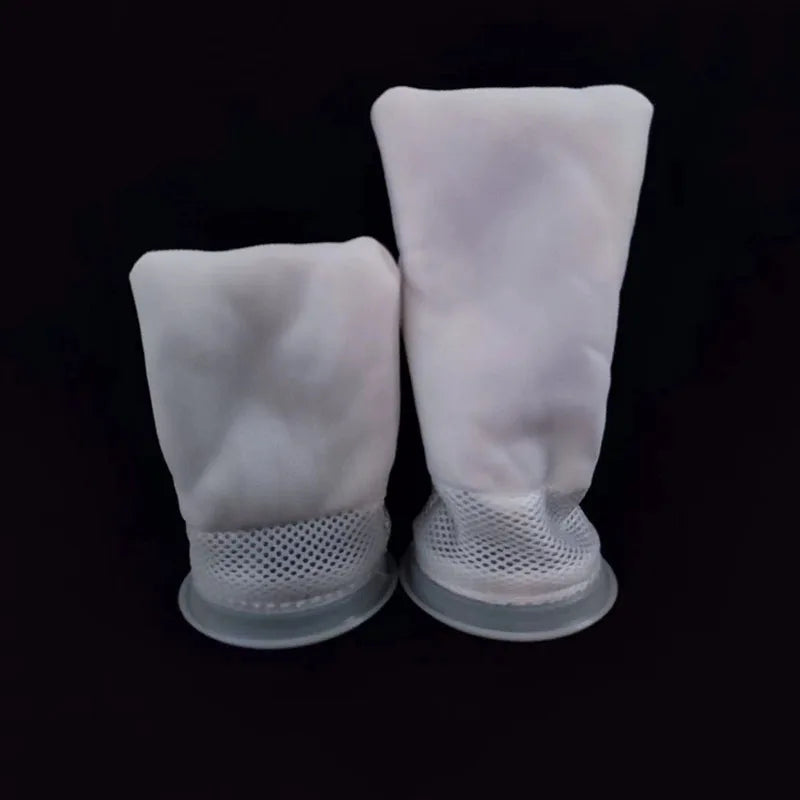 Anti Overflow Aquarium Filter Bag with Frame Washable Reusable Mesh Foam Carpet Sock Bag for Fish Marine Filtration System Hot