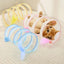 Folded Tunnel Pet Cat Toys Solid Color S Shaped Feather Ball Interactive Accessories For Kitten Home Energy Relieve Pet Supplies