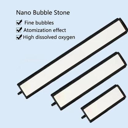 10/20/30cm Nano Air Pump Sand Stone Aquarium Oxygen Pump Fresh Air Stone Nano Bubble Bar Aquarium Fish Tank Aerator Pump Tools