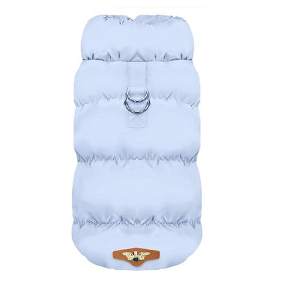 Winter Dog Down Jacket for Small Medium Dogs, Thicken Warm Puppy Puffer Jacket Turtleneck Padded Coat Cold Weather Dog Clothes