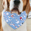 Fruit Dog Bandana Triangle Scarfs Bibs with Cute Fruit Pattern Cartoon Dog Triangle Bib Fruit Print Pet Neckerchief for Pet Dog