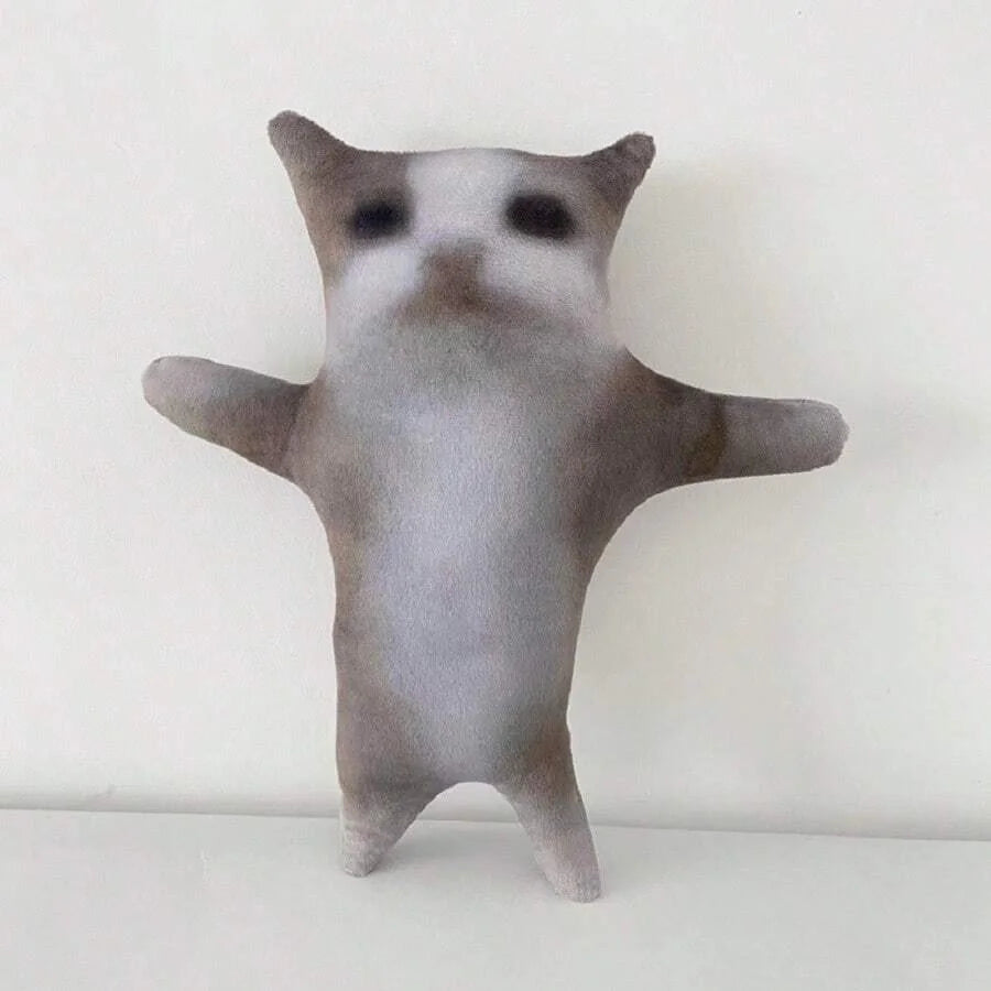 AKKUN Happy Cat Plush Stuffed Animal Cat With Sound Cute Cat Plush Interactive Cat Plush Stuffed Animal Happy Cat Kids Toys