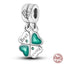 Fit Pandora 925 Original Bracelet 925 Silver Plate Flower Bird Series Charms Beads For Women Fashion DIY Jewelry Gifts Making