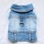 NEW Dog Denim Jacket with Leash Dring, Spring Summer Pet Jeans Vest Clothes for Small Medium Dogs Chihuahua Yorkies Bulldog