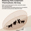 ROJECO Automatic Cat Toys Interactive Smart Teasing Pet LED Laser Indoor Cat Toy Accessories Handheld Electronic Cat Toy For Dog