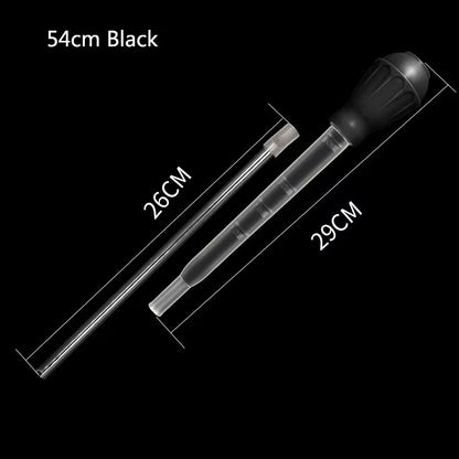 29/45/54cm Aquarium FishTank Clean Tool Pipette Fish Tank Siphon Pump Water Changer Aquarium Accessories with Extension Tube