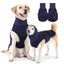 Dog Relief Calming Vest Dog Anti Anxiety Jacket Reflective Turtleneck Coat with Hood Small Medium Large Dogs Clothes