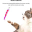 1 PCs New Elastic String Imitated Furs Bug Funny Cat Stick Suitable for Cats