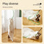 Simulation Feather Interactive Cat Toy Satin Ribbon Bell Cat Stick Toys Kitten Playing Teaser Wand Toy Cat Supplies Accessories