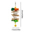 Bird Chew Toys Parrot Teething Toy Cuttlefish Bone Chewing Toys Braided Carrots Molar Stone Cultivate Foraging Instincts Molar