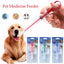 Pet Medical Feeder Syringe - Red, Blue, Green